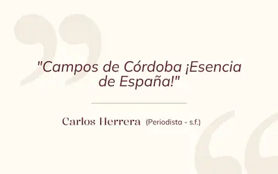 carlos herrera periodista reseña bodegas campos cordoba